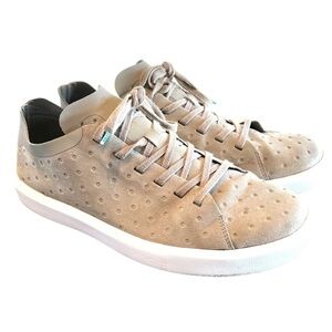 Native Monaco Low Top Tan White Sneaker Shoes Lace Up size 12